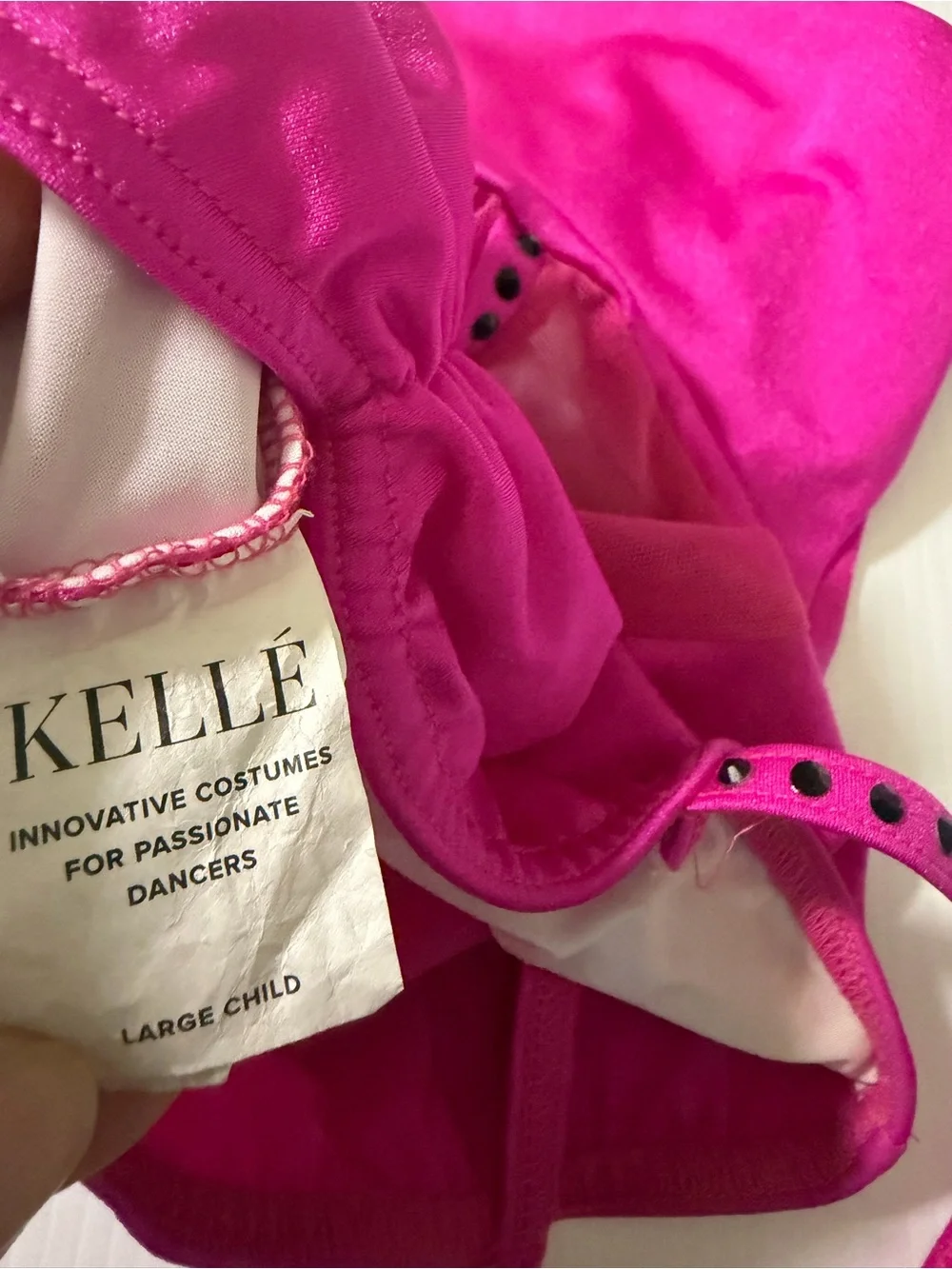 Kelle custom dance costume hot pink leotard mesh corset 5370 Camera Roll LC chil